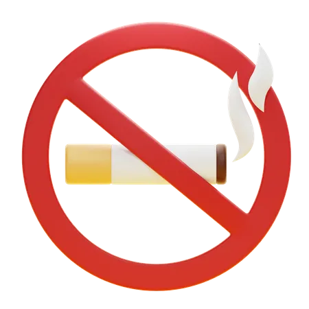 NO SMOKING  3D Icon