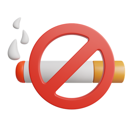 No Smoking  3D Icon