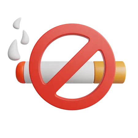 No Smoking  3D Icon