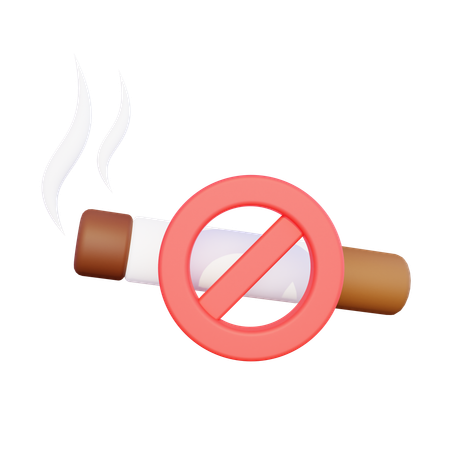 No Smoking  3D Icon