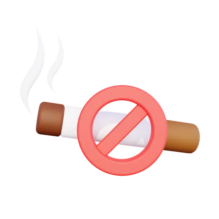 No Smoking  3D Icon