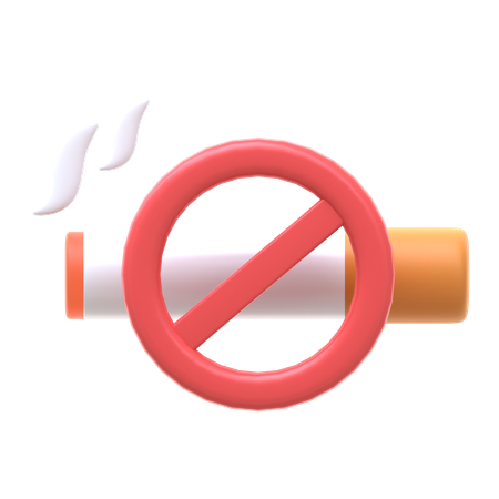 No Smoking  3D Icon