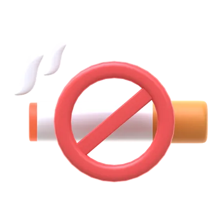 No Smoking  3D Icon