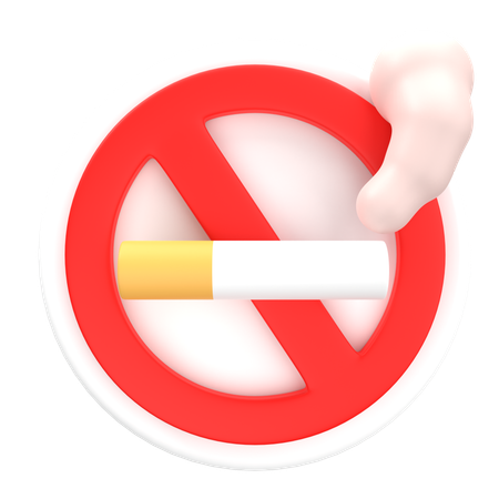 No Smoking  3D Icon