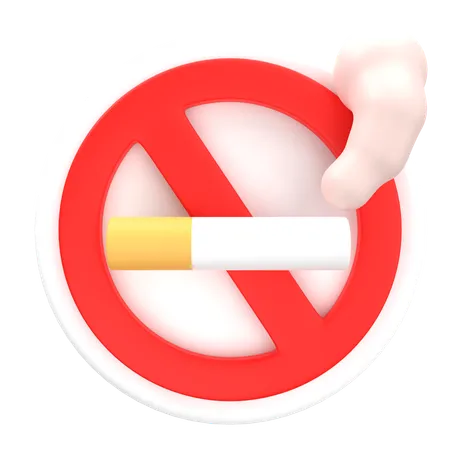 No Smoking  3D Icon