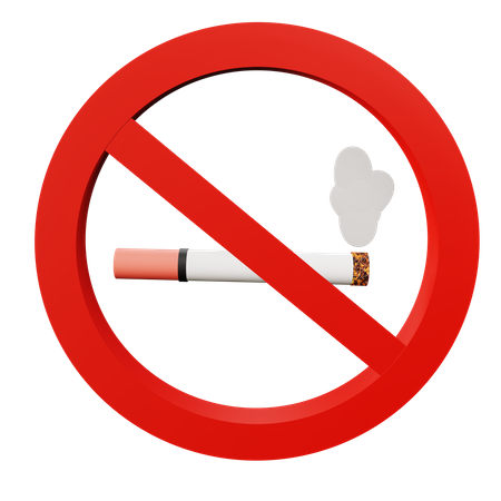 No Smoking  3D Icon