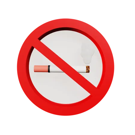 No Smoking  3D Icon