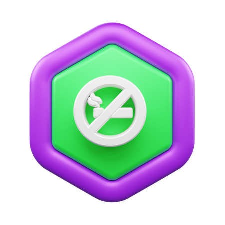 No Smoking  3D Icon