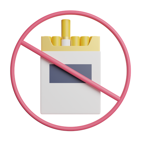 No Smoking  3D Icon