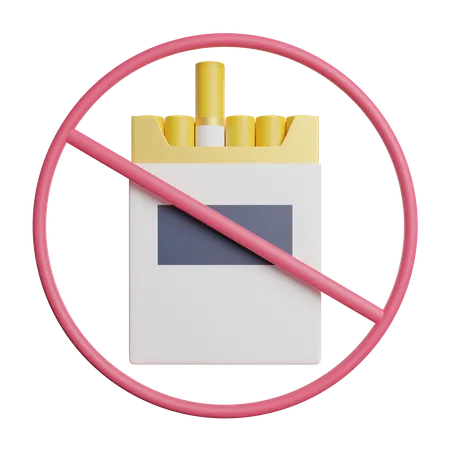 No Smoking  3D Icon