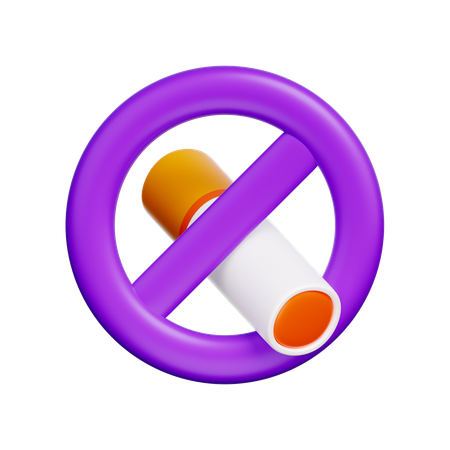 No Smoking  3D Icon