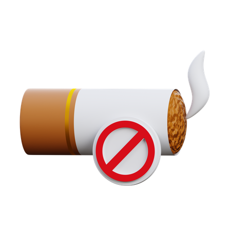 No Smoking  3D Icon