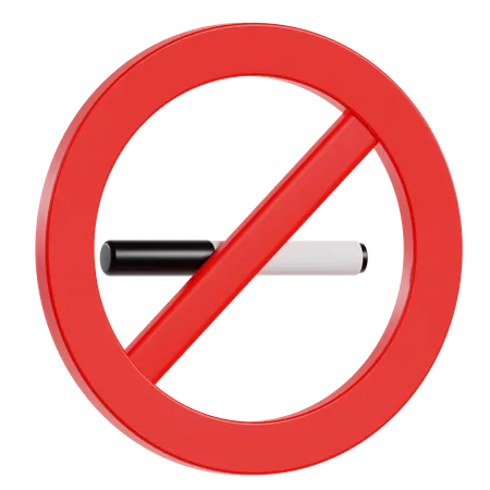 No Smoking  3D Icon