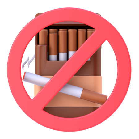 No Smoking  3D Icon