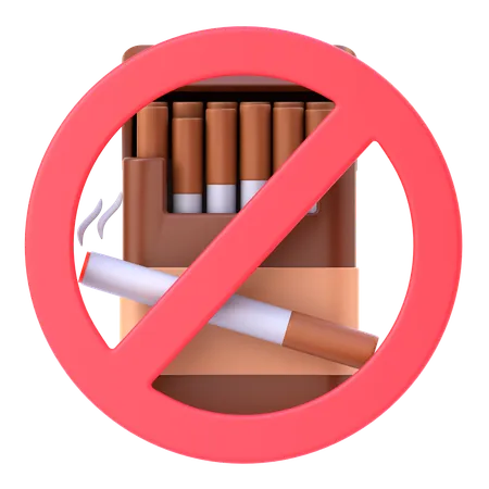 No Smoking  3D Icon