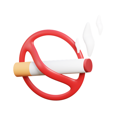 No Smoking  3D Icon