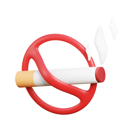 No Smoking  3D Icon