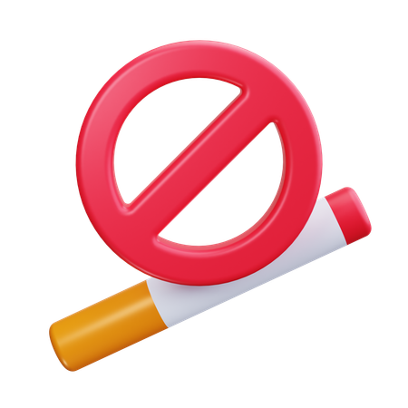 No Smoking  3D Icon