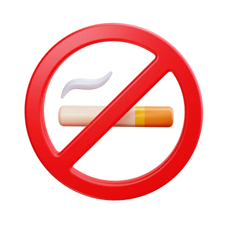 No Smoking  3D Icon