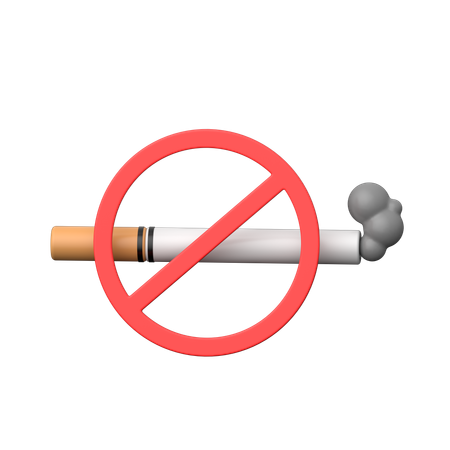 No Smoking  3D Icon