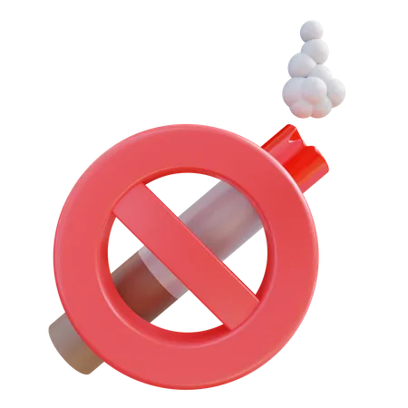 No Smoking  3D Icon