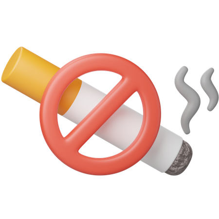 No Smoking  3D Icon