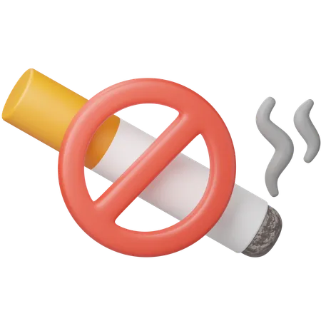 No Smoking  3D Icon