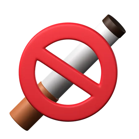 No Smoking  3D Icon