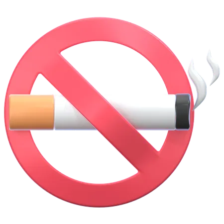 No Smoking  3D Icon