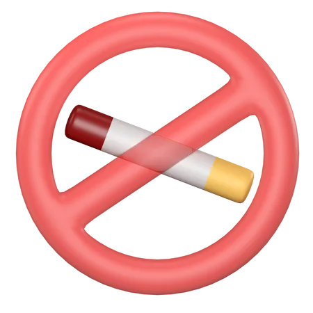 No Smoking  3D Icon