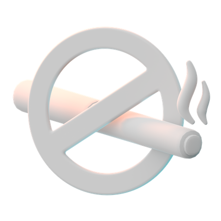 No Smoking  3D Icon