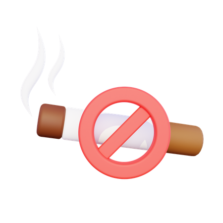 No Smoking  3D Icon
