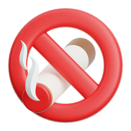 No Smoking  3D Icon