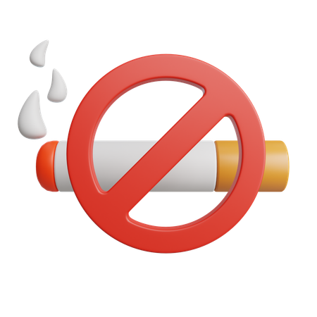 No Smoking  3D Icon
