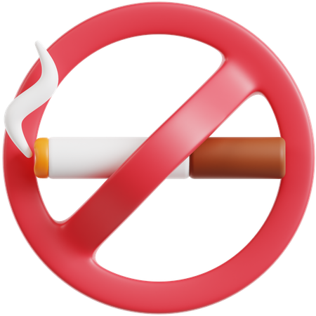 No Smoking  3D Icon