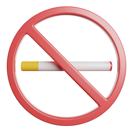 No Smoking  3D Icon