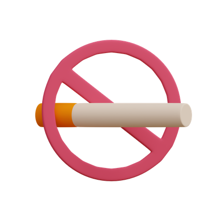 No Smoking  3D Icon