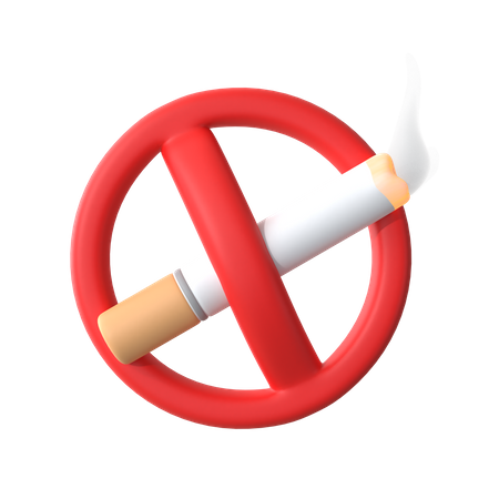 No Smoking  3D Icon