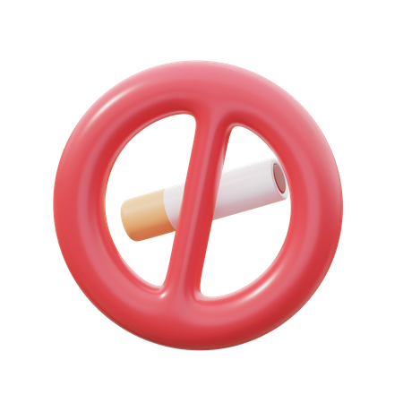 No Smoking  3D Icon