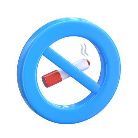 No Smoking  3D Icon