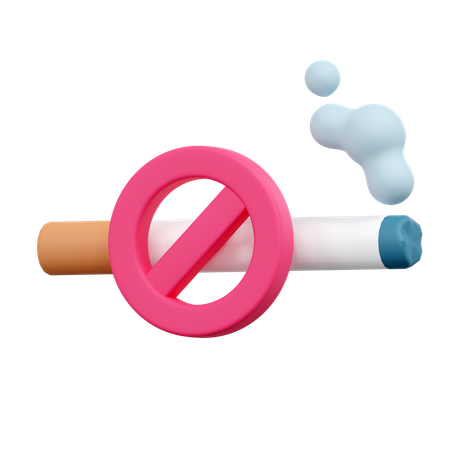 No Smoking  3D Icon