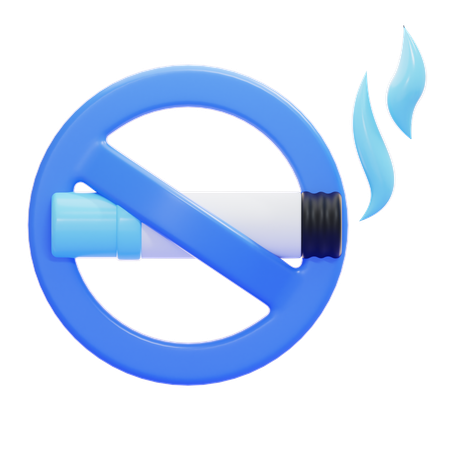 NO SMOKING  3D Icon