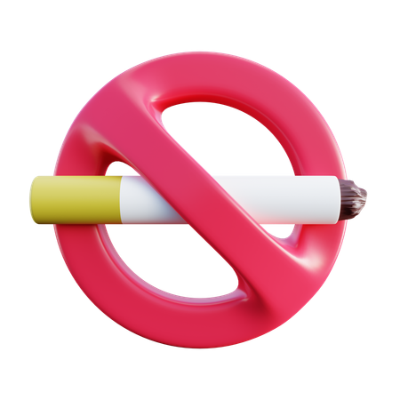 No Smoking  3D Icon