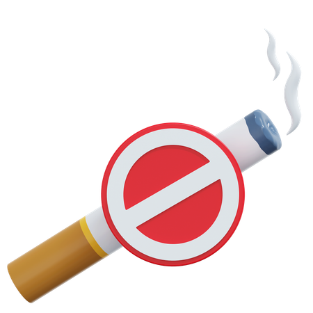 No Smoking  3D Icon