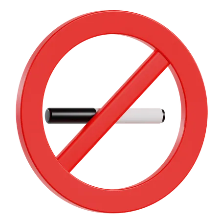 No Smoking 3D Icon