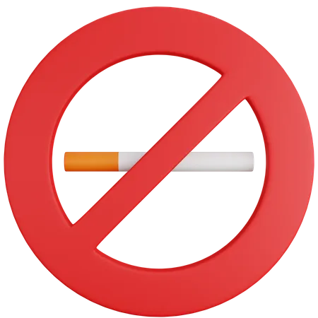 No Smoking 3D Icon