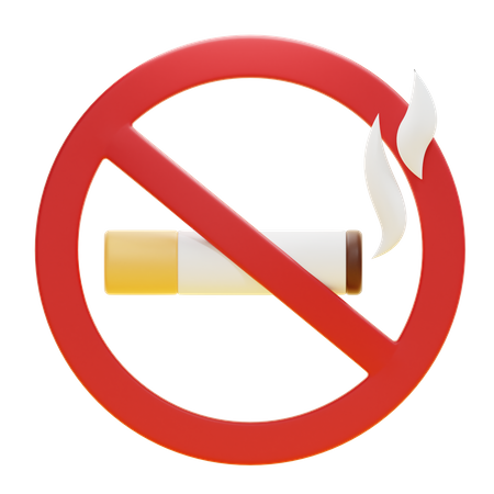 NO SMOKING 3D Icon