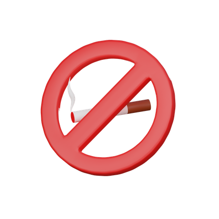 No Smoking Area  3D Icon