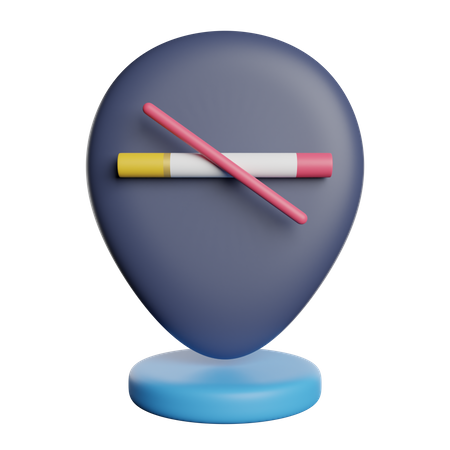 No Smoking Area  3D Icon
