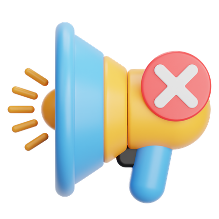 No Sound  3D Icon